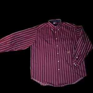 Men's Tommy Hilfiger Size Medium Long Sleeve Button-Up Shirt – Vtg 90's Apparel